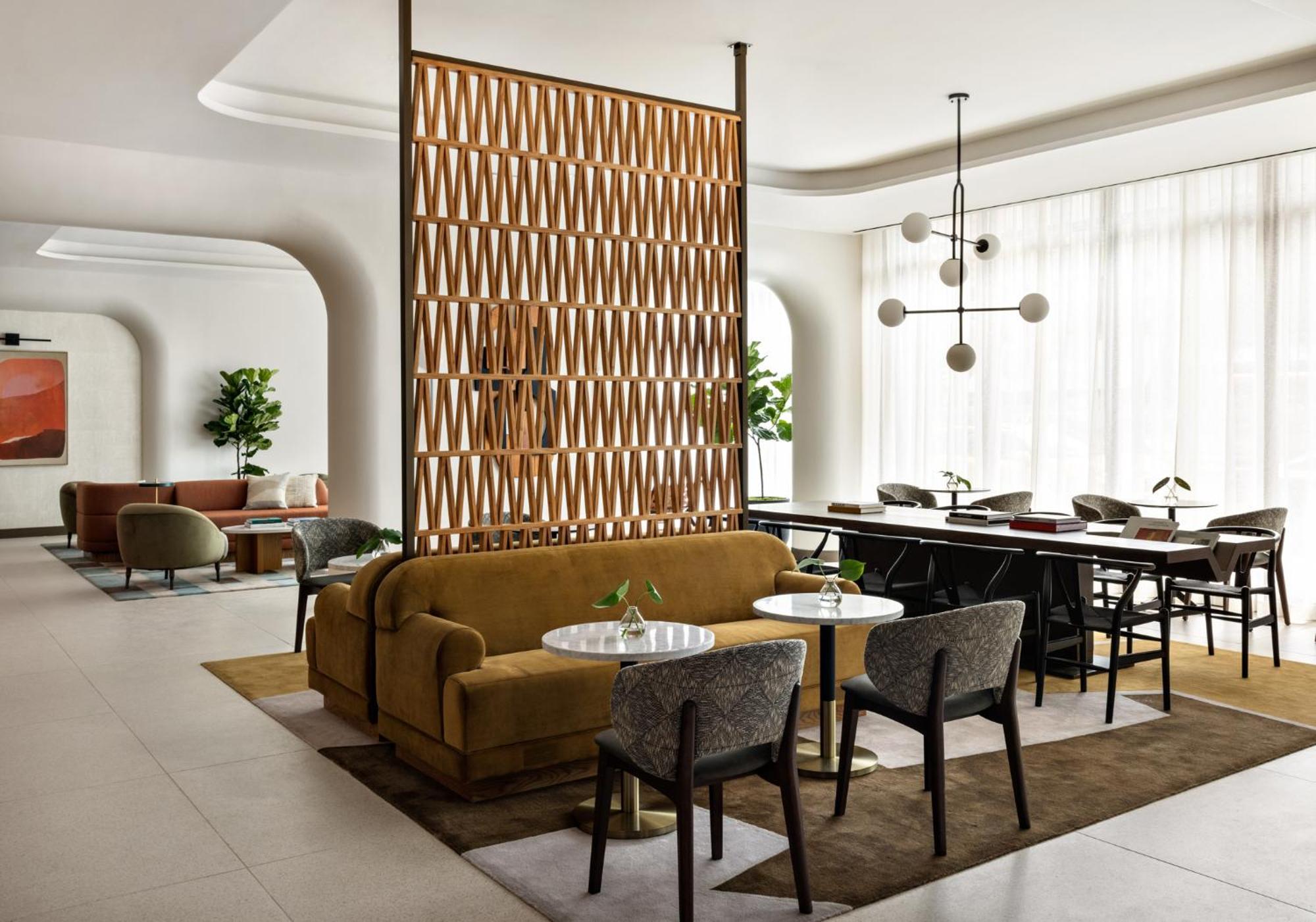 纽约 时代广场希尔顿花园旅馆酒店 外观 照片 The interior of the hotel
