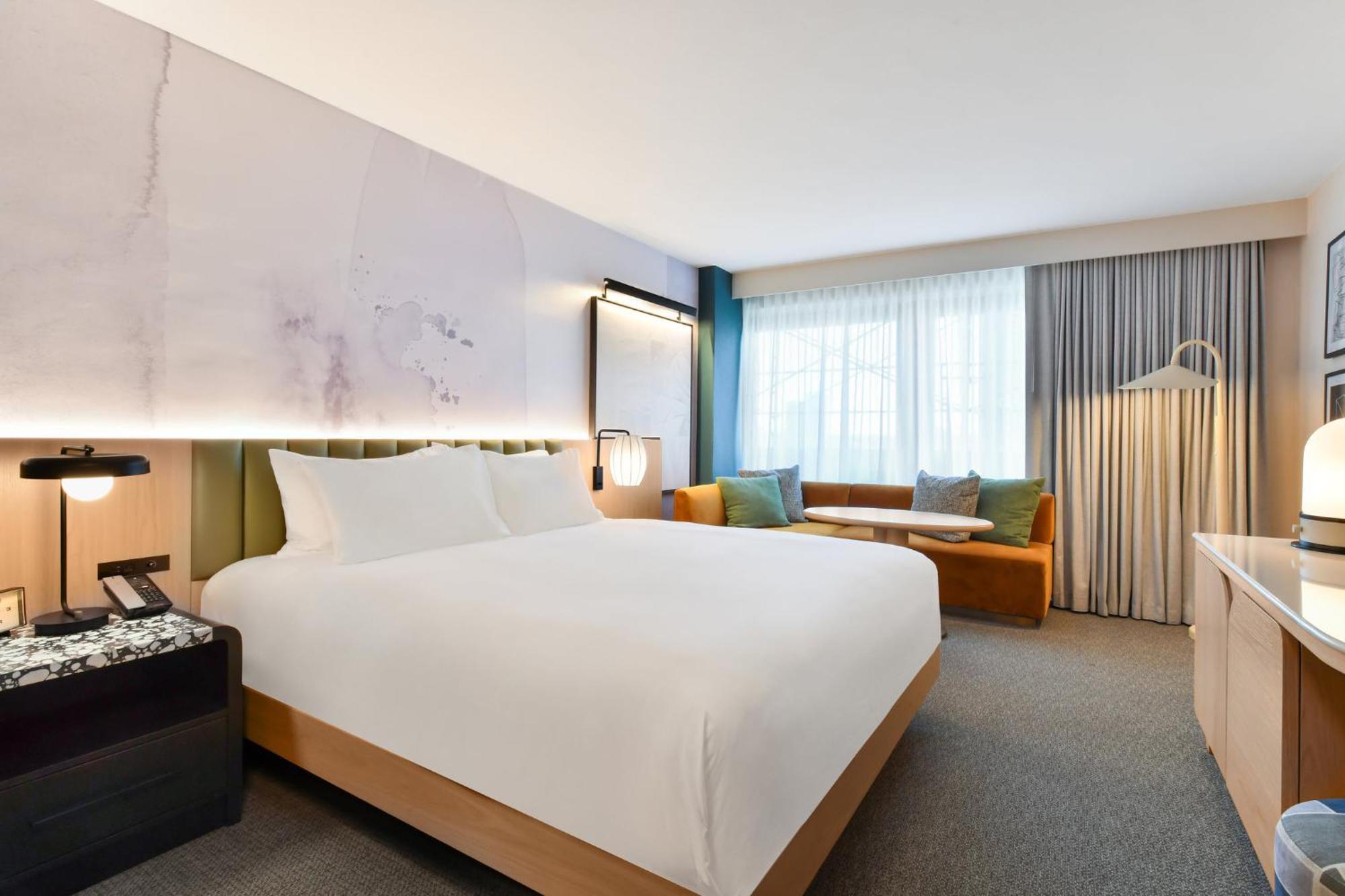纽约 时代广场希尔顿花园旅馆酒店 外观 照片 A guest room at the Hotel Zags